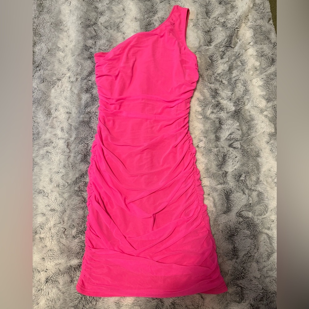 one shoulder dress